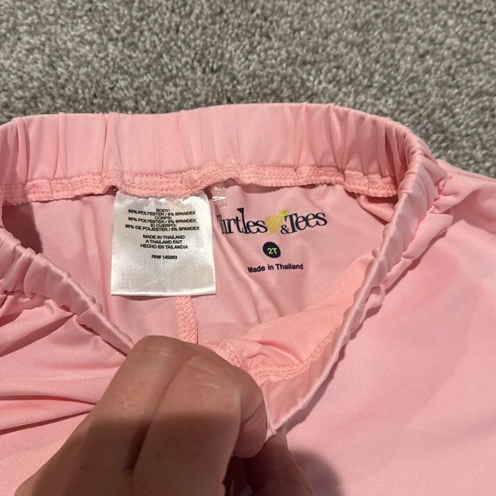 Turtles & Tees‎ Toddler Pink Golf Shorts size 2T
